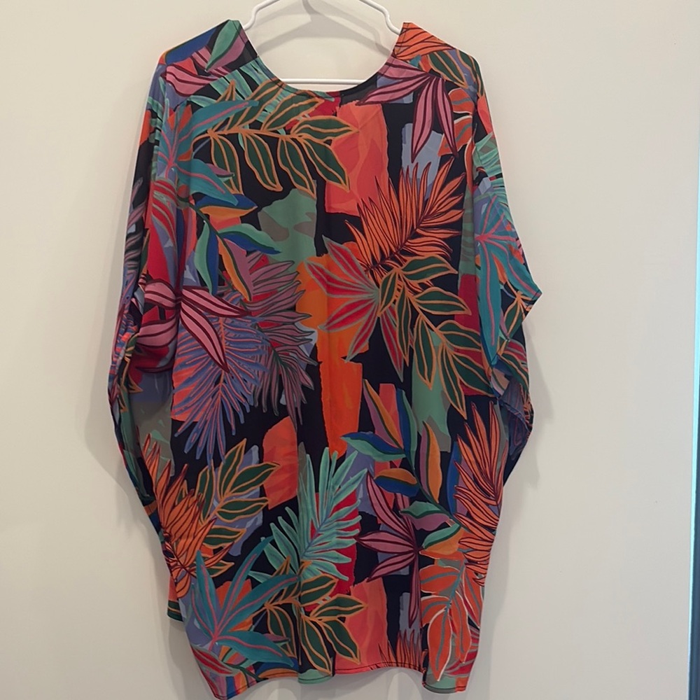Show Me Your MuMu Multicolor Leaf Peta Tunic - Picture 4 of 4